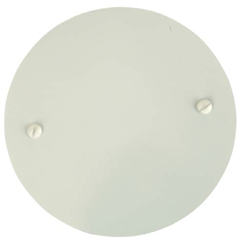 portfolio round metal electrical box cover 888l|Amazon.com: Round Electrical Box Cover.